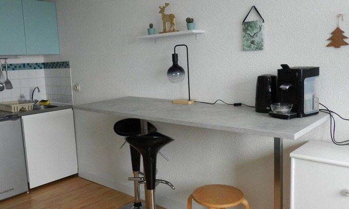 La Ferriere Apartment | Cozy studio 3 ppl, near slopes, ski locker