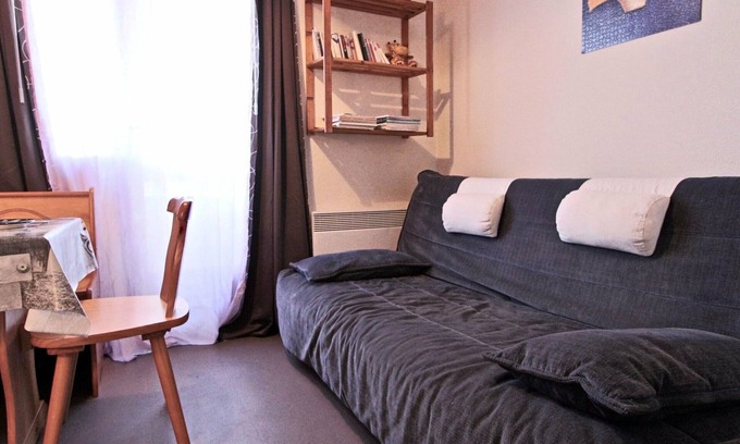 Chamrousse Apartment | Cozy Studio for 3 at Chamrousse 1750 - Ski-In/Ski-Out, Balcony, Pet Friendly