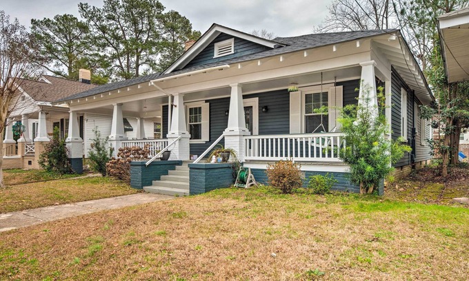 Rocky Mount House | Cozy, Updated Rocky Mt Home by City Lake Park