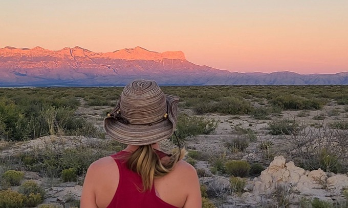 Salt Flat RV Rental | Cozy Yurt. Queen Bed. Guadalupe Mountain View