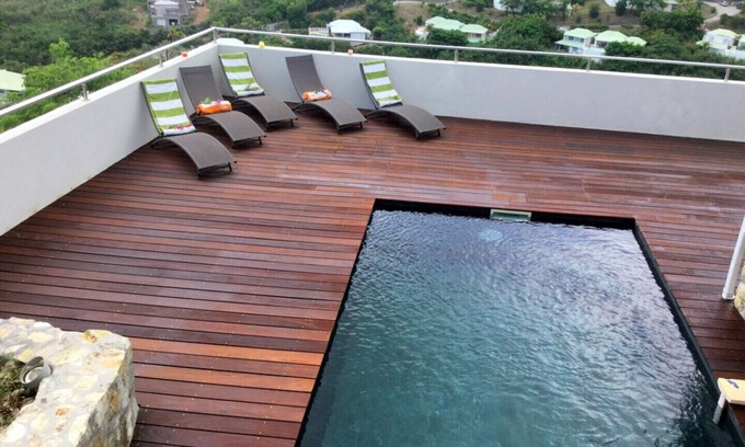 Orient Bay Villa | Crème de la Crème: Stunning views of Orient Bay! Grand piano. Kids welcome!
