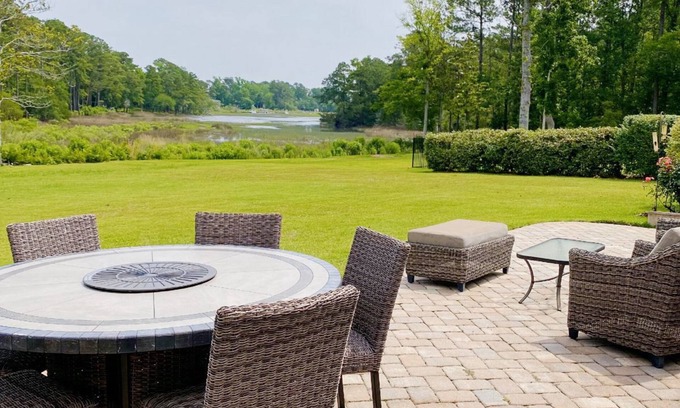 Ogden House | Creek Haven Hideaway! 5-acre creekside yard, mins to the beach with gameroom