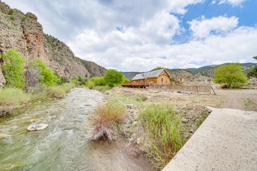 Panguitch House | Creekside Cabin with Deck and Views in Panguitch!