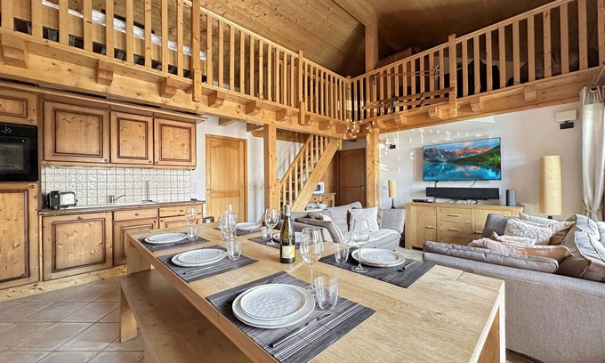 Les Carroz-d'Araches Apartment | CRIS112 - Duplex 8 personnes centre village