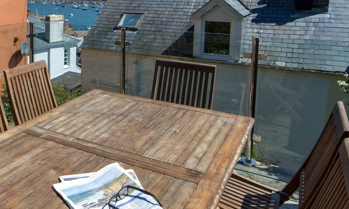 Dartmouth House | Dartmouth townhouse with AMAZING views of the River Dart and private decking