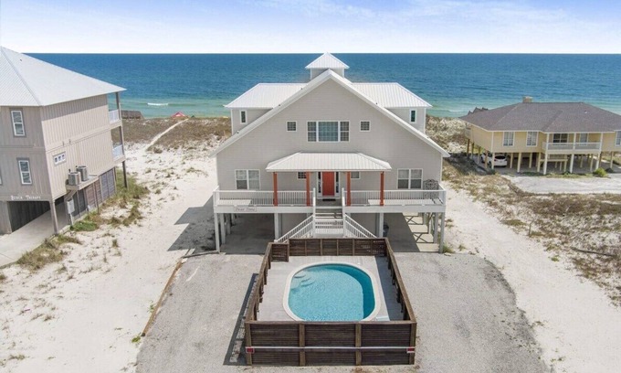 Gulf Shores House | Dear Time Beach house- 5 bedrooms, Elevator, Sleeps 10, PRIVATE pool