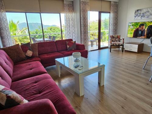 Marmaris City Center Apartment | Deniz Manzaralı, Plaja 100 Metre, Luks Daire 4