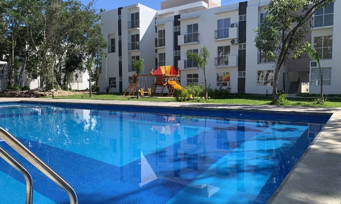 Cancun Apartment | Departamento con 2 habitaciones con vista a la piscina by EITA