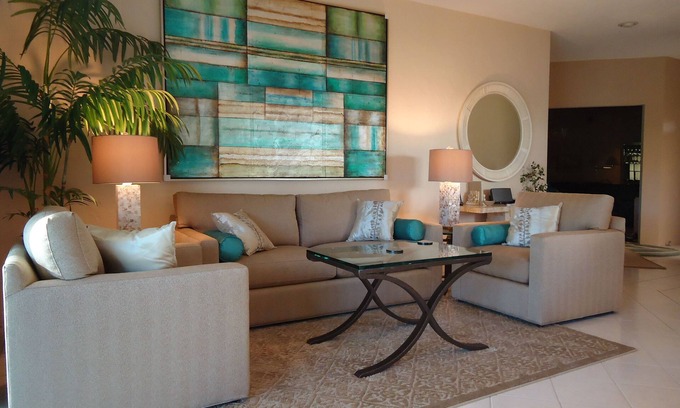 Palm Desert Condo | Desert Falls CC: Lower Level 2 Bed/2.5 Bath & Den 1814 Sq Ft Villa
