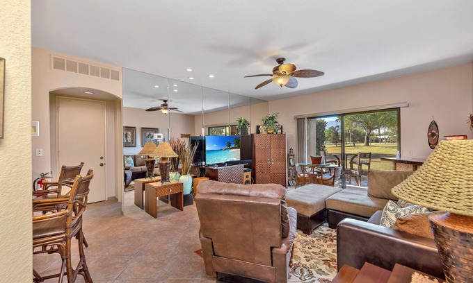 Palm Springs Condo | Desert Princess Cc And Resort, On Golf Course, W/Mountain Views