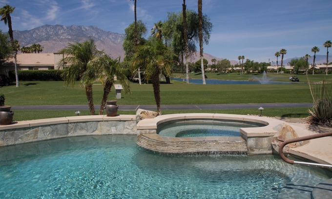 Palm Springs Villa | Desert Princess Paradise: Chic Villa with Pool, Golf, Pickleball, and Tennis
