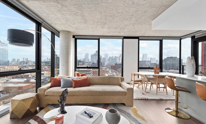 West Loop Apartment | Design + Views in Fulton Market | The Frame