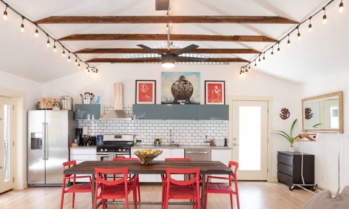 Mid Central House | Designer Chic Loft Retrofitted in a 1923 Craftsman home