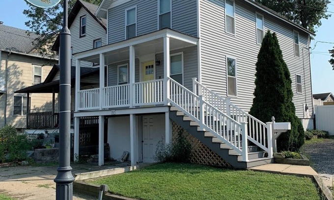 Bradley Beach House | Desirable Beach House &nFull Backyard with 6 beachtags. Driveway fits 4 Cars!