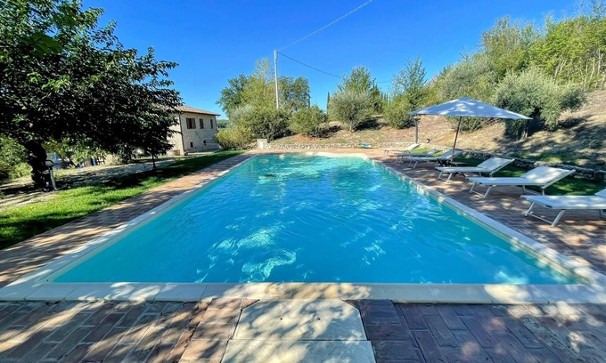 Loreto Villa | Detached Villa with Games Room, Pool, and Panoramic Views in San Damiano