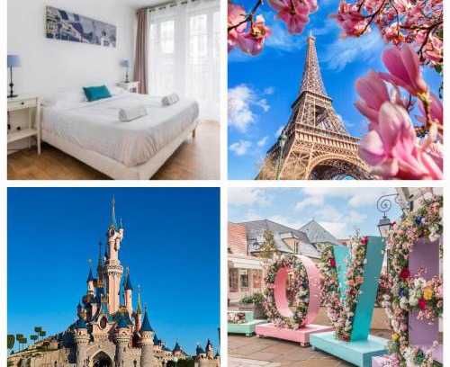 Chessy Apartment | Disney, very spacious comfortable 3 bedrooms family apartment, 8 pers, wifi, NETFLIX