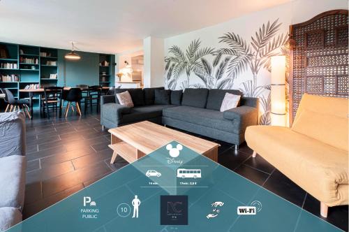 Chanteloup-en-Brie House | Disneyland-Paris-15 min, Maison atypique, 10 pers