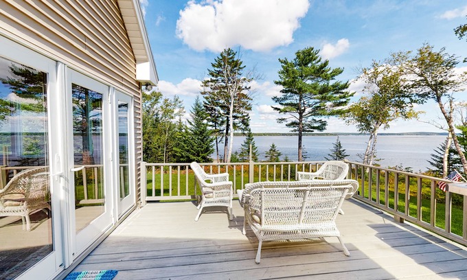 Gouldsboro House | Dog-friendly, bayfront home w/rocky beach, full kitchen, washer/dryer & firepit