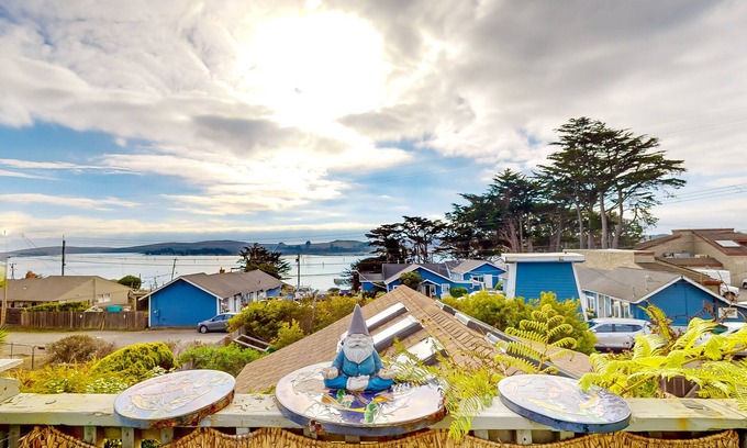 Old Town House | Dog-friendly coastal stay with large balcony, water views, & wood fireplace