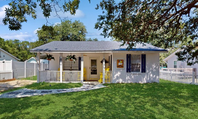 Long Beach House | Dog-friendly coastal home with enclosed yard, private hot tub and fire-pit