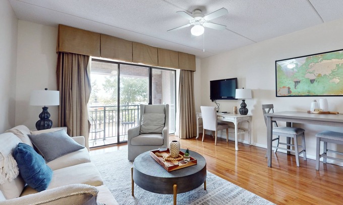 Wilmington Historic District Condo | Dog-friendly downtown condo with riverfront balcony - walk to shops & eateries