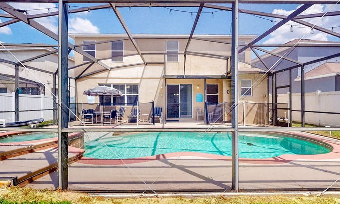Legacy Park House | Dog-friendly home near Disney with heated pool, game room, pool spa, fast WiFi