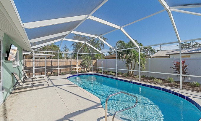 Sarasota Springs House | Dog-friendly pool home near beaches, shops, restaurants.