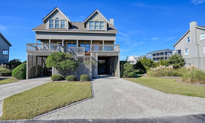 Topsail Beach House | Dogs Allowed with added pet fee - Pool - Ocean View