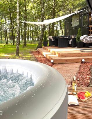 gmina Dobra House | DOM LAS BUS twój leśny azyl z prywatnym jacuzzi