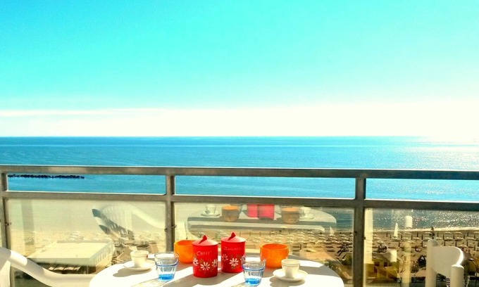 Lido di Pomposa Apartment | Dominate the sea from above! Beautiful seafront apartment
