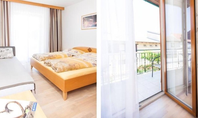 Jois Apartment | Doppelzimmer/dreibettzimmer mit Dusche, WC - Gästehaus Auer Werner