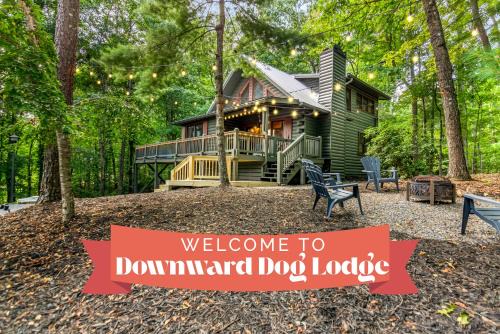 Blue Ridge House | Downward Dog Lodge - Mountain Yoga Retreat, Hot Tub & Pet-Friendly Escape