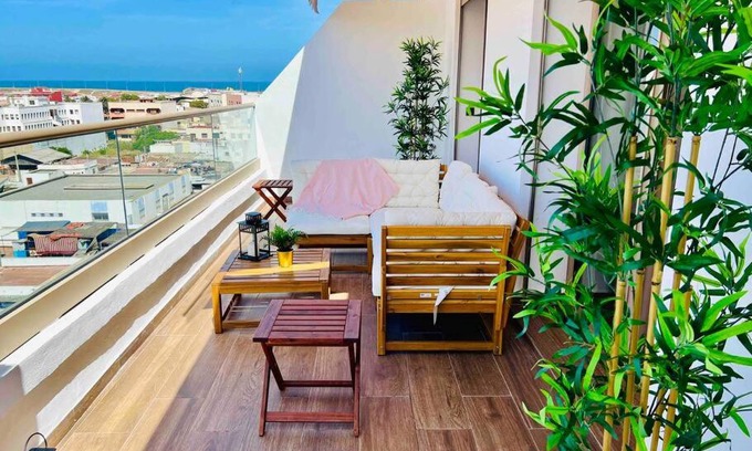 Mohammedia Apartment | DreamParc - Vue sur Mer et Parc Securite 24H