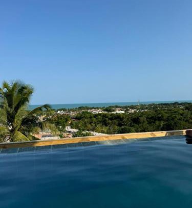 Porto Seguro House | Duplex 3 suítes Ar wifi e vista total da orla