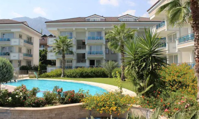 Kemer Condo | Duplex apartment with pool and mountain view sleeps 4