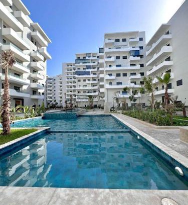 Ain Harrouda Apartment | Duplex Luxe Vue Mer & Piscine à Zenata Eco City
