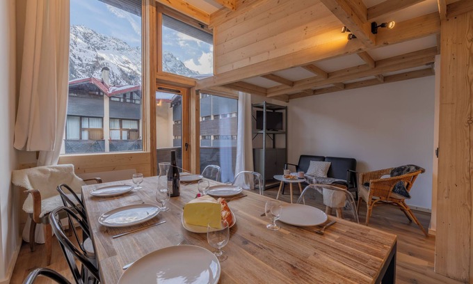 Chamonix-Mont-Blanc Apartment | Duplex view mont-blanc for 6, Argentière (Chamonix), France