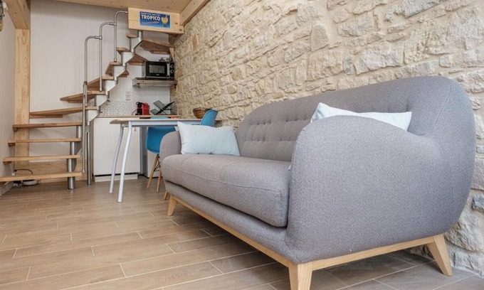 Voltaire - Saint Amour Apartment | Duplex with exposed stone Heart of Lyon 3rd arrondissement near Part-Dieu