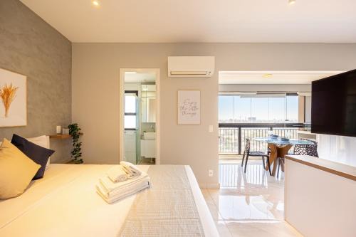 Campo Belo Apartment | Easy Star - Studio com vista livre Campo Belo - IQ01I