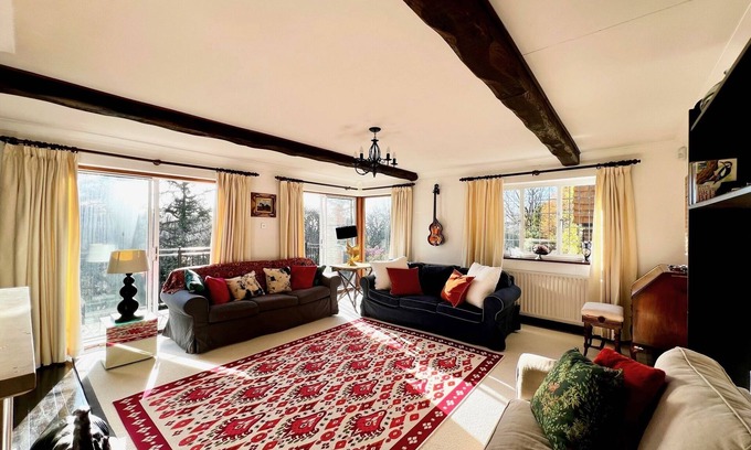 Haslemere House | Eclectic Hilltop House · Panoramic Views of the South Downs