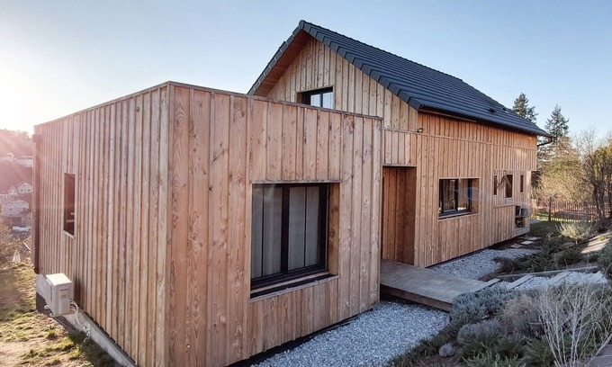 Brive-la-Gaillarde House | Eco-responsible wooden house