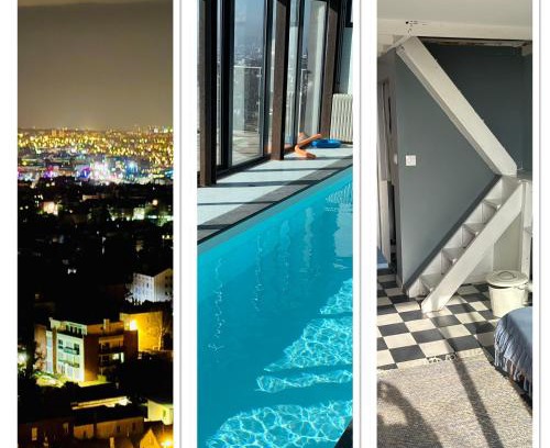 Bois-Guillaume House | ECO STUDIOS mezzanine wifi piscine stationnement gratuit terrasse dans jardin