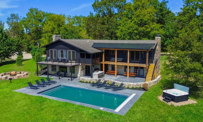 Logan Cabin | Eden Acres | Pool | Pool Table | Private Estate