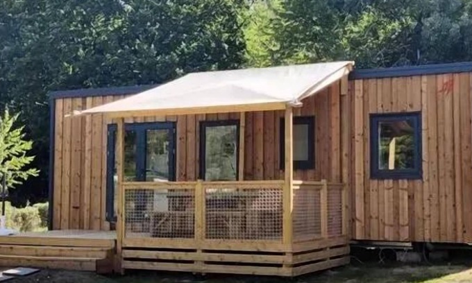 Pouzauges House | Eden Solo mobile home - 1 bedroom + TV 4 people
