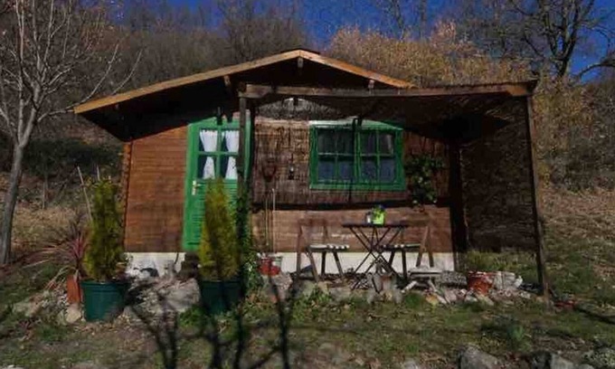 Candeleda House | El Verde Romántica cabaña de madera con vista