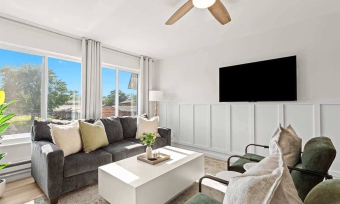 Royal Oak Apartment | Elegant 1BR Upper Suite | Renovated King Bedroom