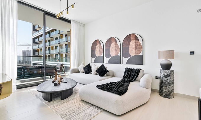 Jumeirah Village Circle Apartment | Elegant 2BR with Private Pool on Balcony and Gym Access