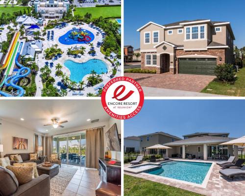 West Kissimmee House | Elegant Home Near Disney With Private Pool And Waterpark & Resort Access At Encore Resorts Reunion - 391Fl