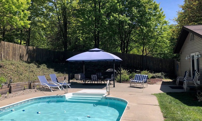Grand Haven House | End of season deal Heated Private Pool short walk or drive Brucker beach.