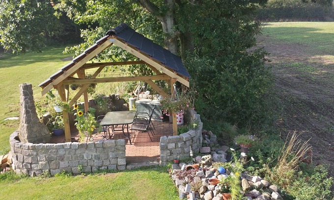 Fahrdorf House | Enjoy your holiday surrounded by meadows and fields Panoramic view 6 pers.